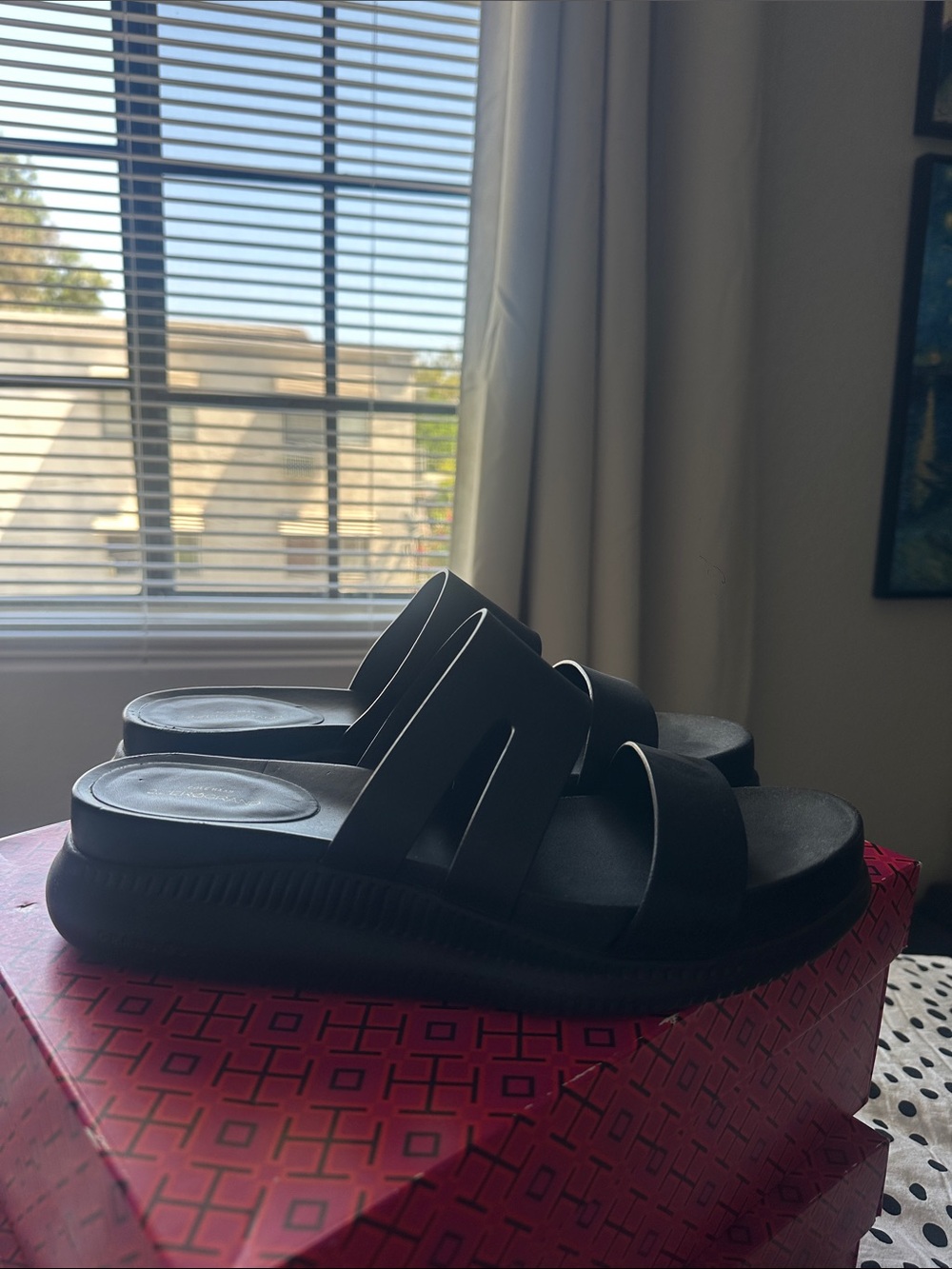 Black Slide Sandals for Women - Comfortable Everyday Slides